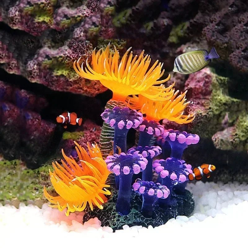Wholesale Bulk Artificial Underwater Coral Aquarium Fish Tank Simulation Decoration Aquarium Backgrounds Plants Water Grass Accessories Home - Furbury