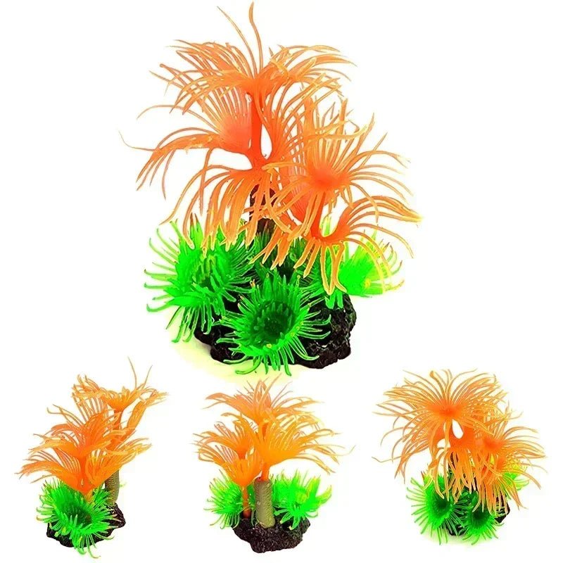 Wholesale Bulk Artificial Underwater Coral Aquarium Fish Tank Simulation Decoration Aquarium Backgrounds Plants Water Grass Accessories Home - Furbury