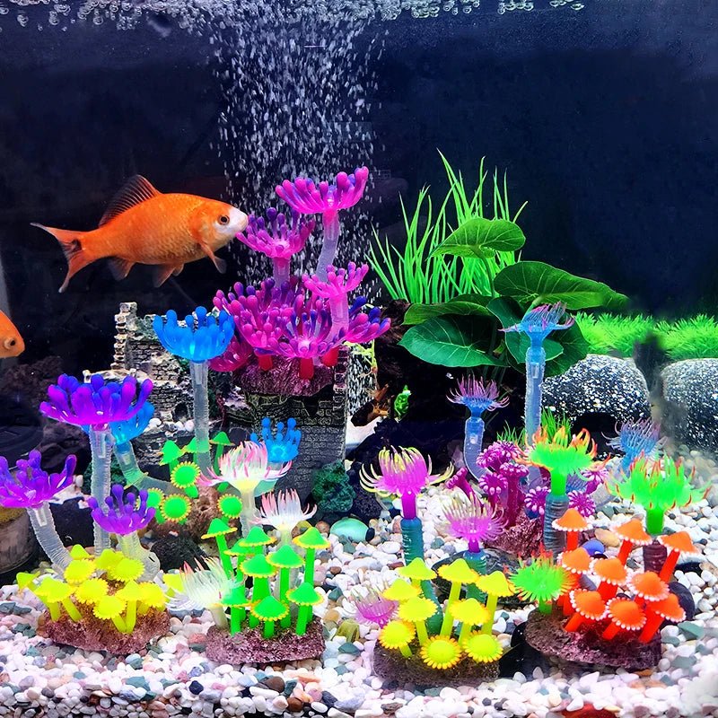 Wholesale Bulk Artificial Underwater Coral Aquarium Fish Tank Simulation Decoration Aquarium Backgrounds Plants Water Grass Accessories Home - Furbury