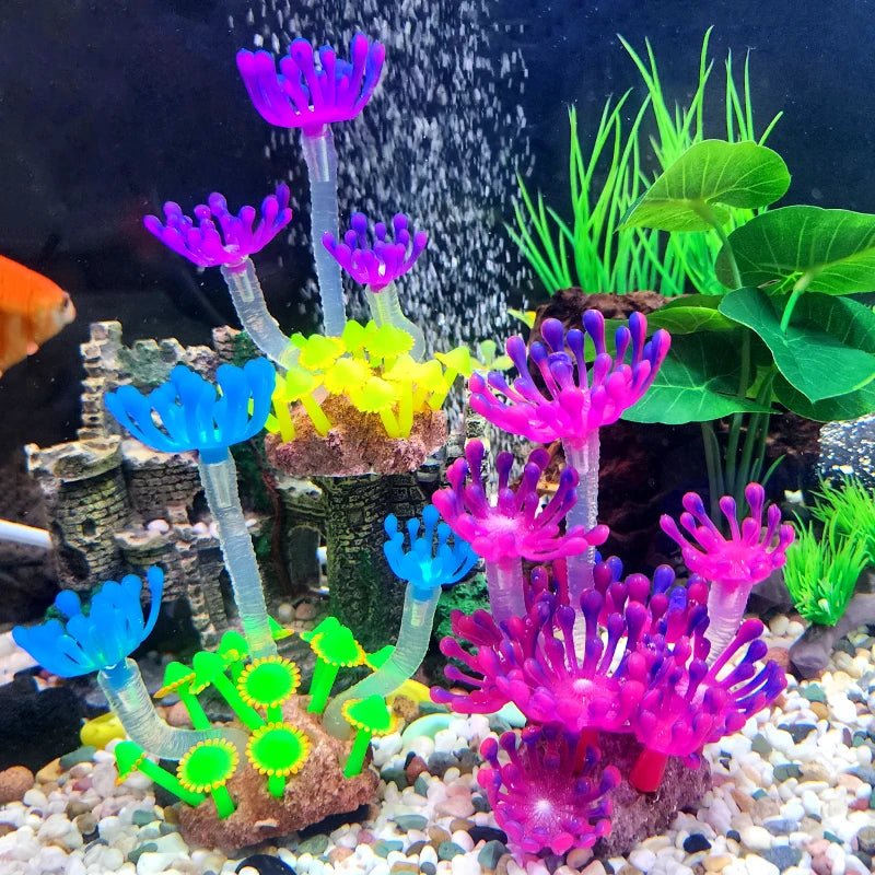 Wholesale Bulk Artificial Underwater Coral Aquarium Fish Tank Simulation Decoration Aquarium Backgrounds Plants Water Grass Accessories Home - Furbury