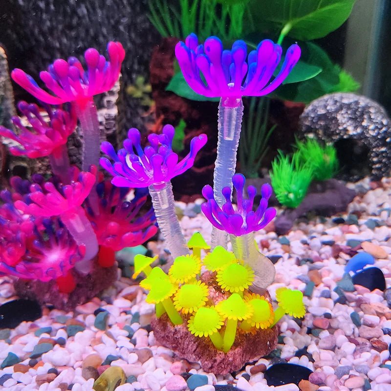 Wholesale Bulk Artificial Underwater Coral Aquarium Fish Tank Simulation Decoration Aquarium Backgrounds Plants Water Grass Accessories Home - Furbury