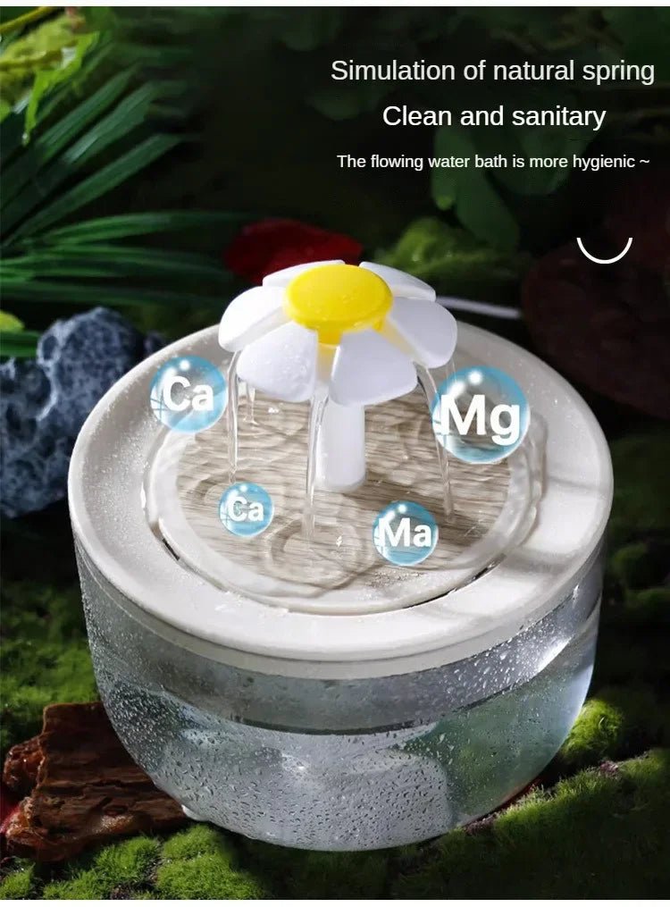 Wholesale Bulk Auto Circulating 2 - in - 1 Parrot Bath & Pet Water Fountain, Drip - Free Design for Small Pets, USB Powered - Furbury