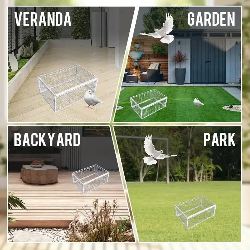 Wholesale Bulk Auto Trap Bird Cage Rabbit Cage Mouse Cage Entry Only and No Exit Thickened and Encrypted Automatic Pigeon Collecting Tool - Furbury