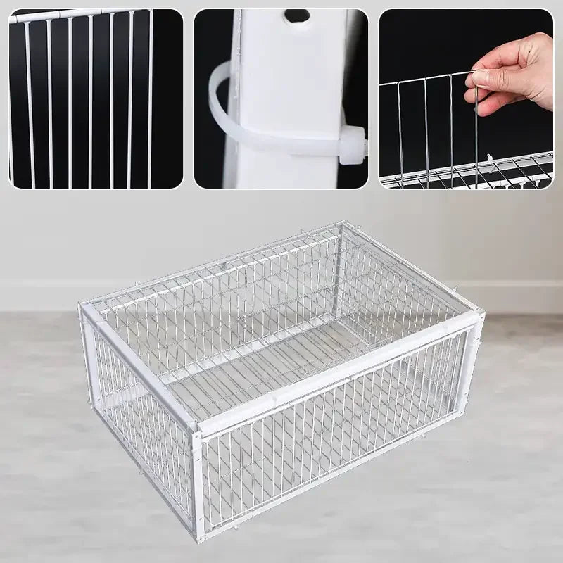 Wholesale Bulk Auto Trap Bird Cage Rabbit Cage Mouse Cage Entry Only and No Exit Thickened and Encrypted Automatic Pigeon Collecting Tool - Furbury