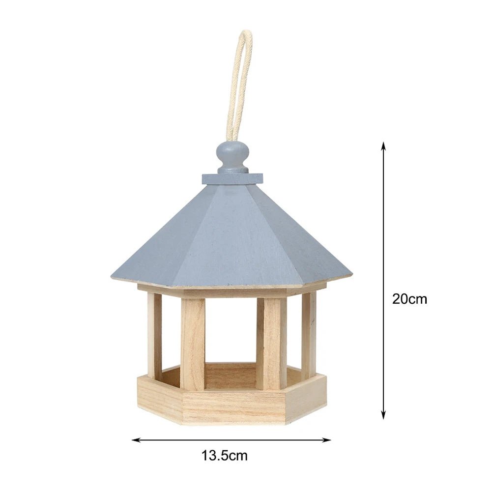 Wholesale Bulk Bird Feeder Parrot Cage Wooden Seeds Food Container Birdhouse Storage Container Water Dispenser for Garden Villa Decoration - Furbury