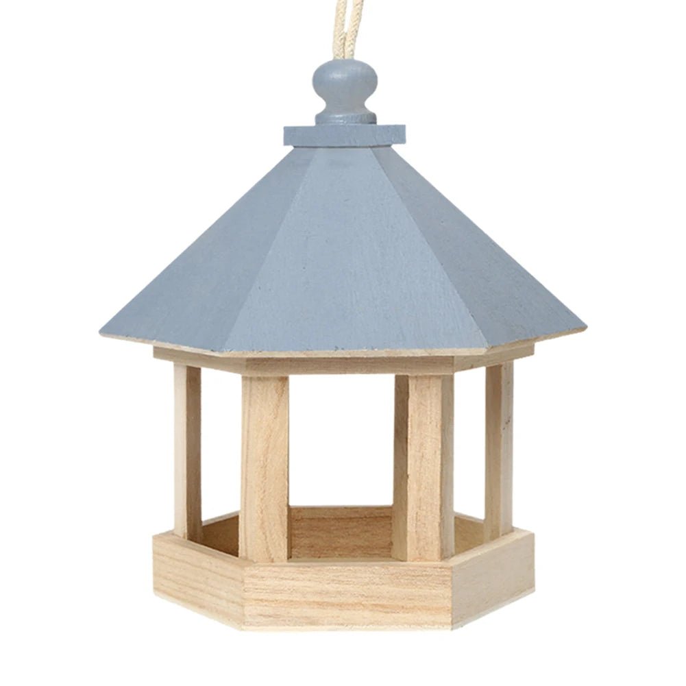 Wholesale Bulk Bird Feeder Parrot Cage Wooden Seeds Food Container Birdhouse Storage Container Water Dispenser for Garden Villa Decoration - Furbury