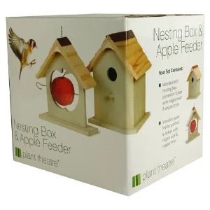 Wholesale Bulk Bird Nesting Box & Apple Feeder Set Gift Boxed Ideal Present - Furbury