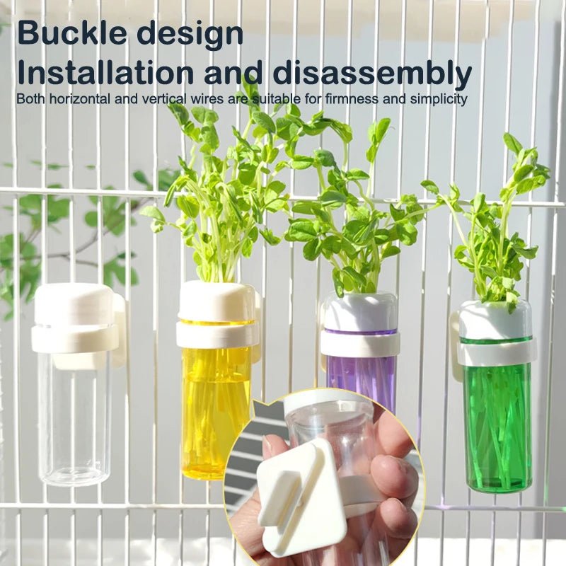 Wholesale Bulk Bird Parrot Feeder Cage Vegetable Holder Preservation Jar Cage Accessories Hanging Basket Container Toys Budgie Cage Supplies - Furbury