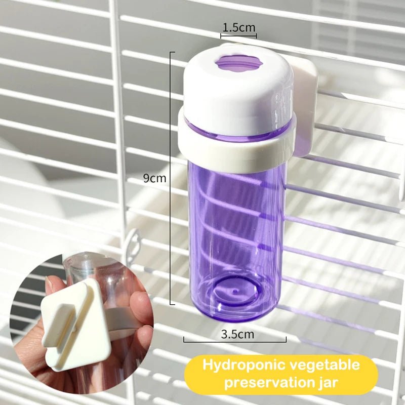 Wholesale Bulk Bird Parrot Feeder Cage Vegetable Holder Preservation Jar Cage Accessories Hanging Basket Container Toys Budgie Cage Supplies - Furbury