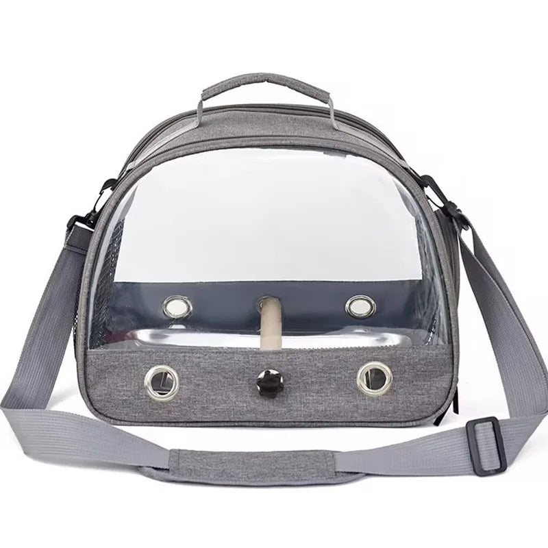 Wholesale Bulk Bird Travel Carrier Portable Transport Bird Cage With Stainless Steel Tray Small Pet Multi - functional Parrot Bird Bag Outdoor - Furbury