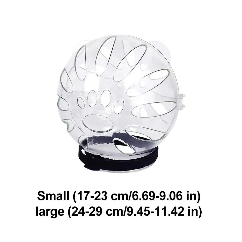 Wholesale Bulk Cat Muzzle Boots Set Anti Bite Breathable Space Hood Clear Cats Helmet With Paw Cover Portable Astronaut Helmet For Grooming  - Furbury