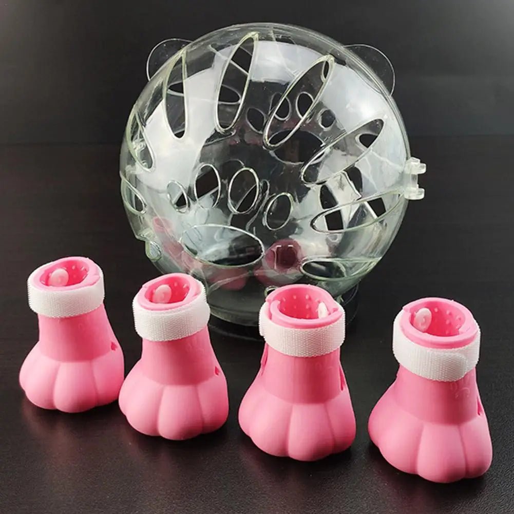 Wholesale Bulk Cat Muzzle Boots Set Anti Bite Breathable Space Hood Clear Cats Helmet With Paw Cover Portable Astronaut Helmet For Grooming  - Furbury