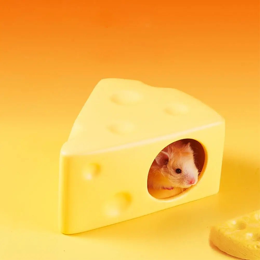 Wholesale Bulk Creative Cheese - Shaped Ceramics Hamster House Hideout - Cute Hamster Bed, Landscape Product To Keep Your Hamster Cool - Furbury
