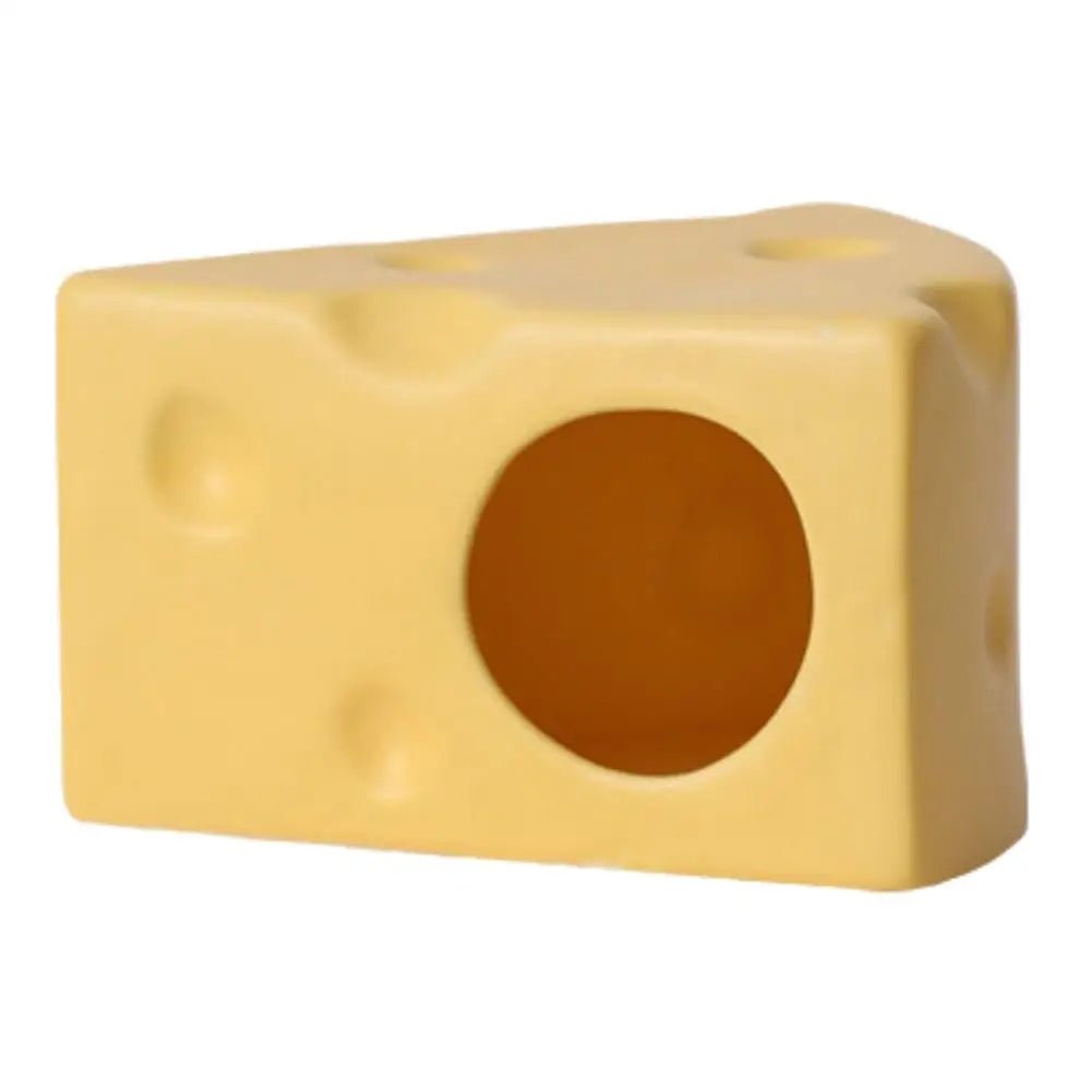 Wholesale Bulk Creative Cheese - Shaped Ceramics Hamster House Hideout - Cute Hamster Bed, Landscape Product To Keep Your Hamster Cool - Furbury