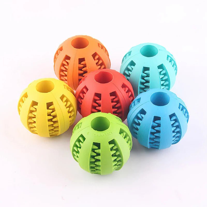 Wholesale Bulk Dog Ball Toys for Small Dogs Interactive Elasticity Puppy Chew Toy Tooth Cleaning Rubber Food Ball Toy Pet Stuff Accessories - Furbury