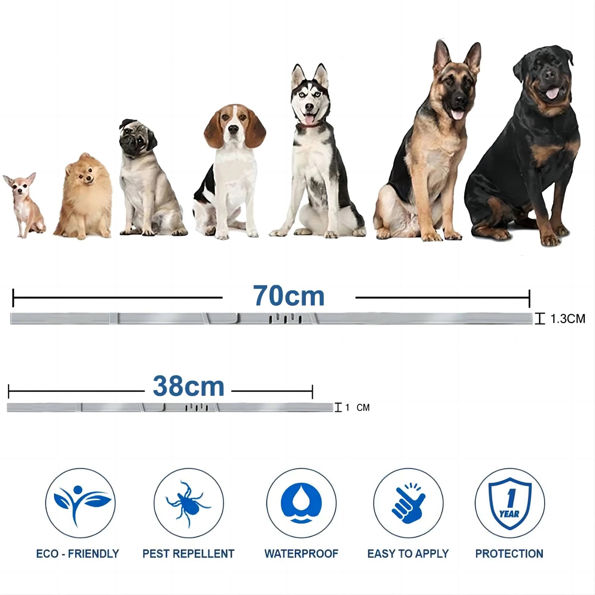 Wholesale Bulk Dog Collar Puppy Cat 70cm 38cm For Small Dogs Cats Collar Pet Items Accessories Dropshipping Suppliers - Furbury