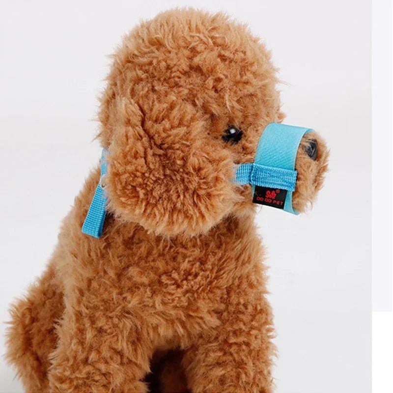 Wholesale Bulk Dog Muzzle Anti - bite Stop Barking Adjusting Straps Mask for Small Dogs Soft Nylon Dog Muzzle Breathable Stop Barking Mouth Cover - Furbury