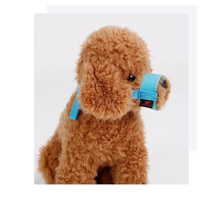 Wholesale Bulk Dog Muzzle Anti - bite Stop Barking Adjusting Straps Mask for Small Dogs Soft Nylon Dog Muzzle Breathable Stop Barking Mouth Cover - Furbury