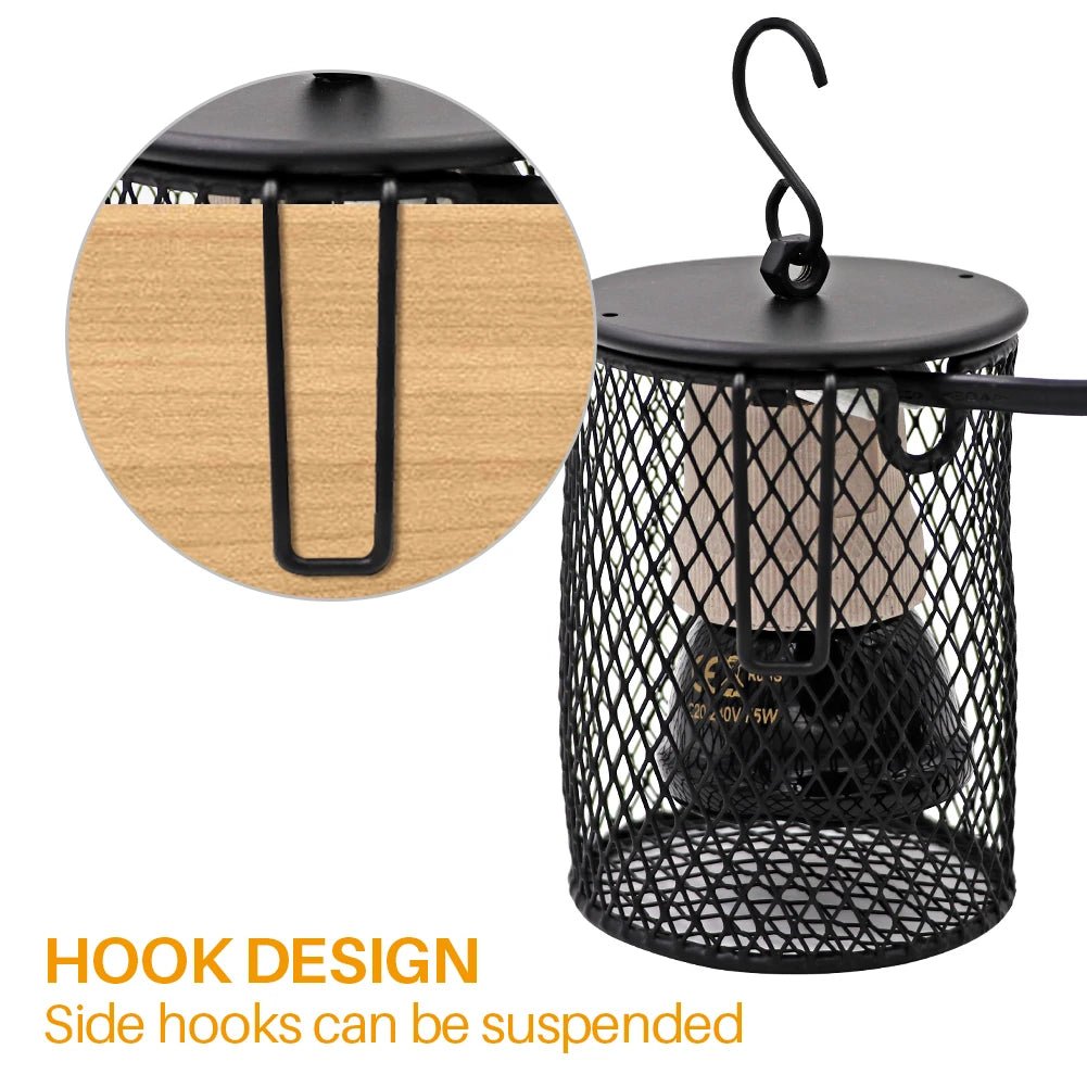 Wholesale Bulk E27 Pet Heating Lamp for Turtle Snake lizard Infrared Ceramic Emitter Heat Light 50W/75W/100W Reptile Lamp Reptile Light EU Plug - Furbury