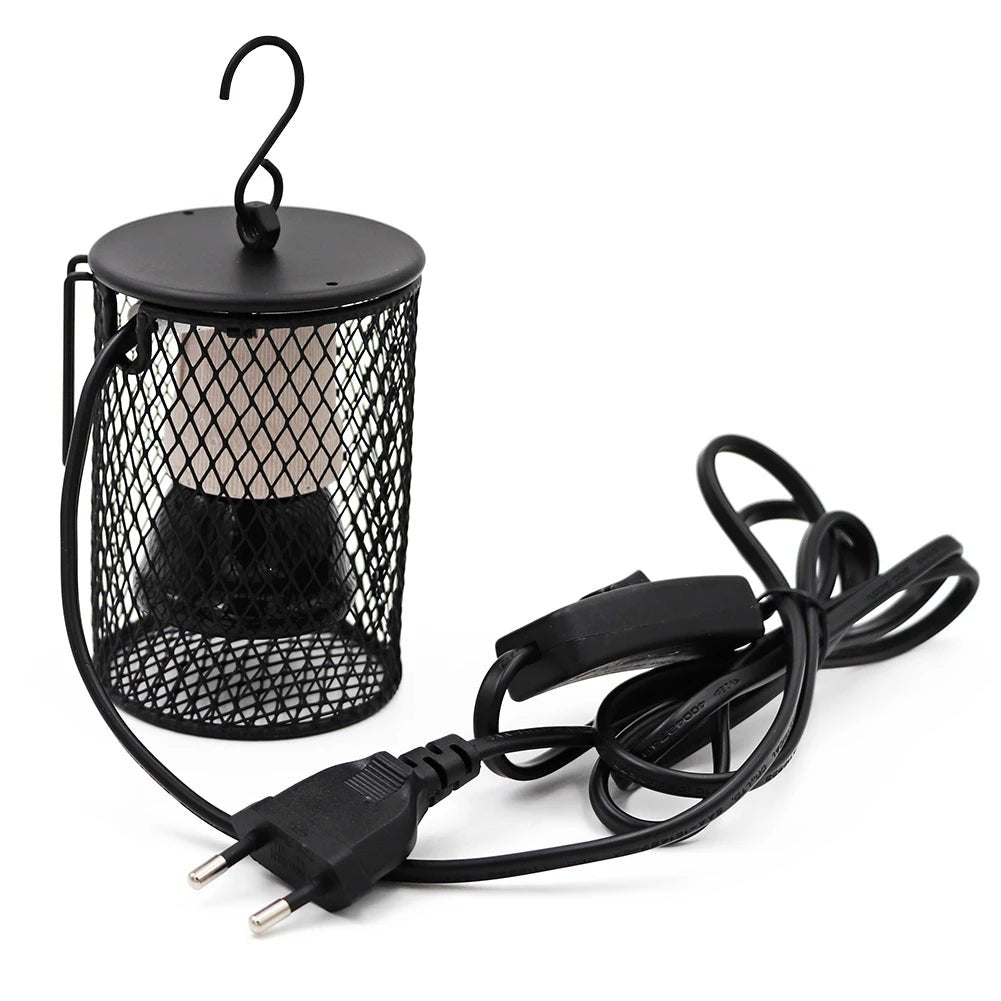Wholesale Bulk E27 Pet Heating Lamp for Turtle Snake lizard Infrared Ceramic Emitter Heat Light 50W/75W/100W Reptile Lamp Reptile Light EU Plug - Furbury