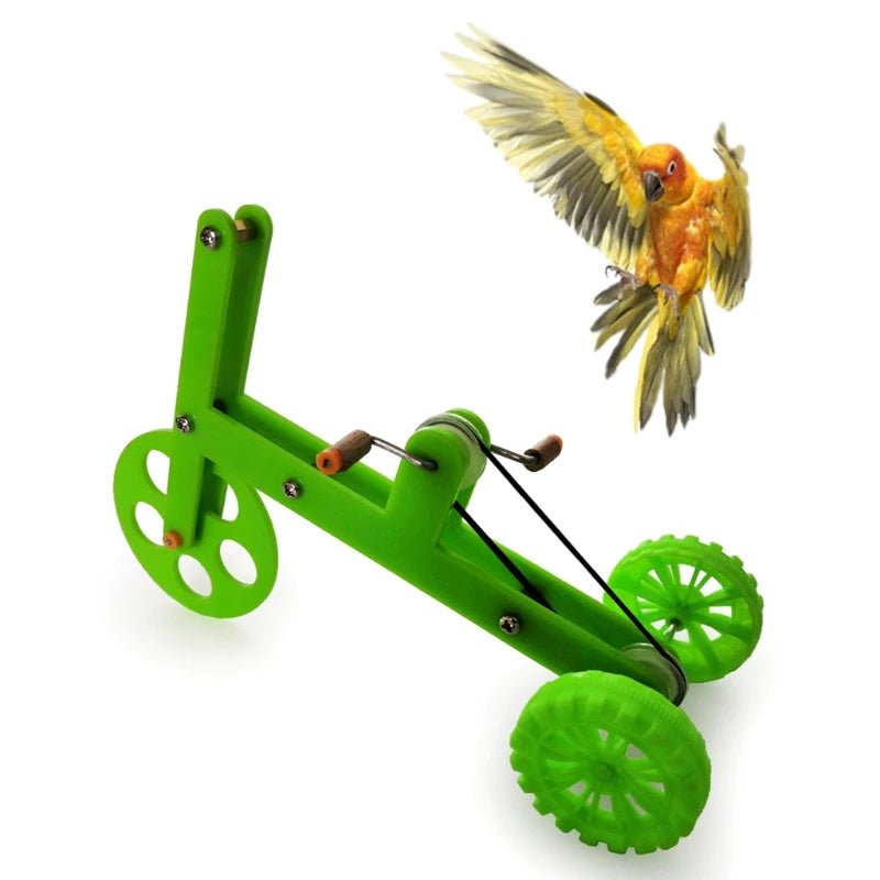 Wholesale Bulk Funny Parrot Bike Toy Birds Training Plaything Supplies Educational Interactive Props for Parakeet Cockatiel Conure Lovebird - Furbury