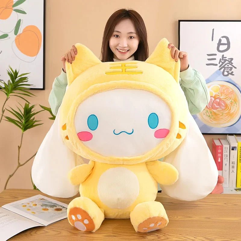 Wholesale Bulk Giant Sanrio Kawaii Cinnamoroll Dog Plush Toys Pillow Stuffed Animal Comfort Soft Dolls Kids Birthday Gifts Cartoon Anime Toys - Furbury