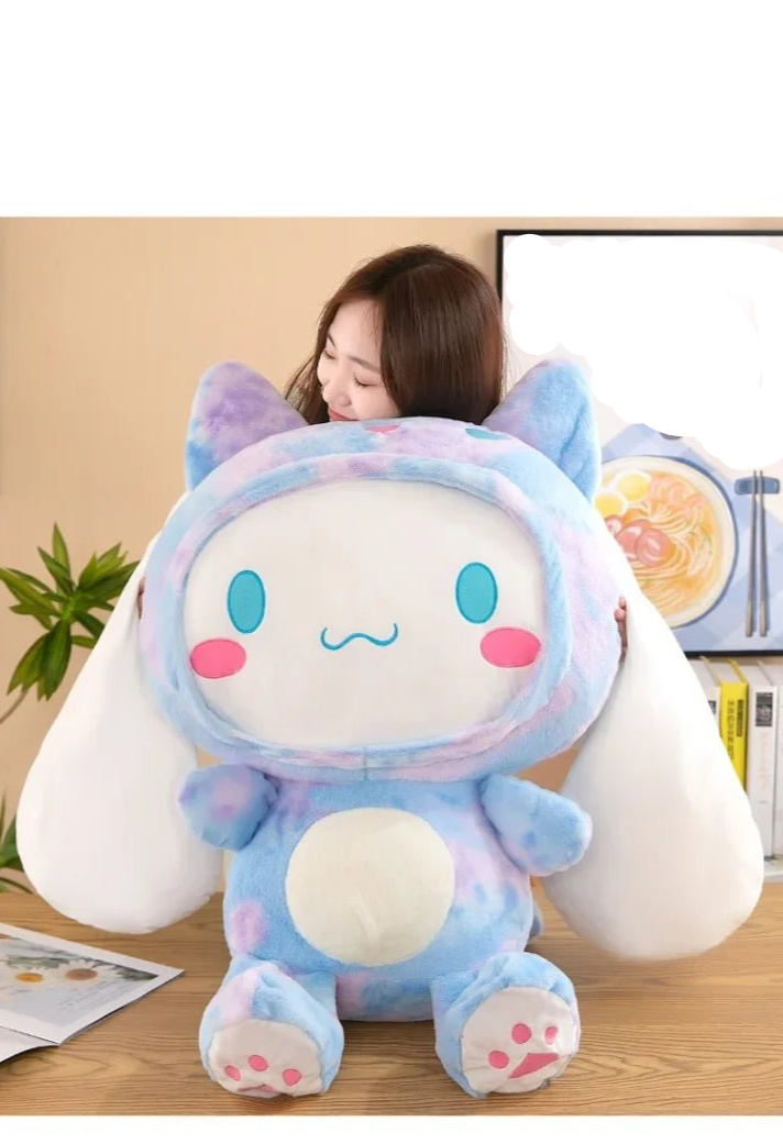 Wholesale Bulk Giant Sanrio Kawaii Cinnamoroll Dog Plush Toys Pillow Stuffed Animal Comfort Soft Dolls Kids Birthday Gifts Cartoon Anime Toys - Furbury
