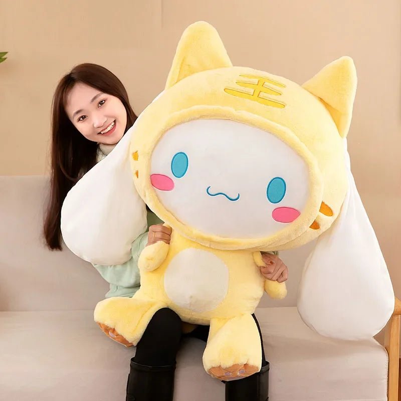 Wholesale Bulk Giant Sanrio Kawaii Cinnamoroll Dog Plush Toys Pillow Stuffed Animal Comfort Soft Dolls Kids Birthday Gifts Cartoon Anime Toys - Furbury