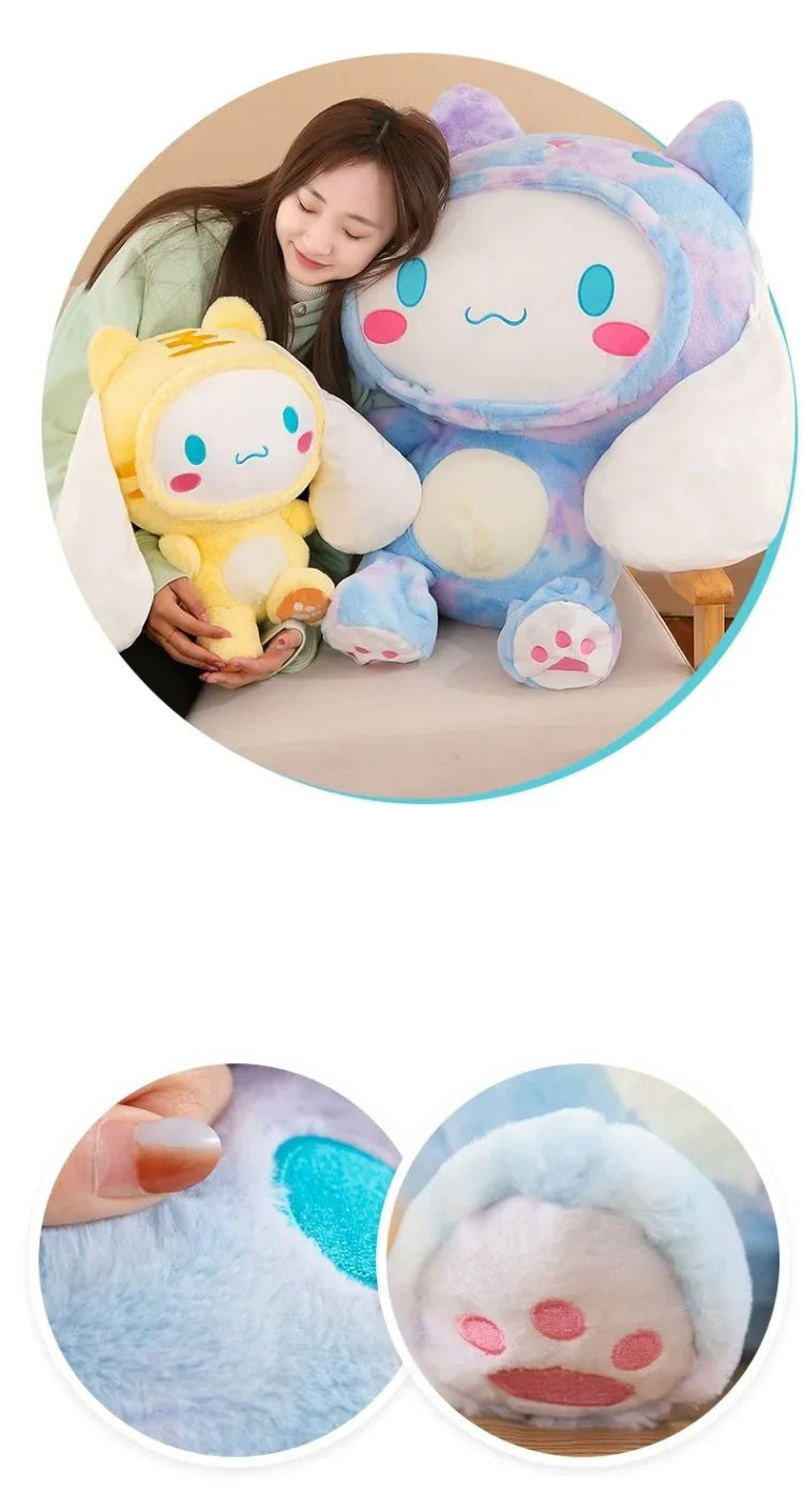 Wholesale Bulk Giant Sanrio Kawaii Cinnamoroll Dog Plush Toys Pillow Stuffed Animal Comfort Soft Dolls Kids Birthday Gifts Cartoon Anime Toys - Furbury