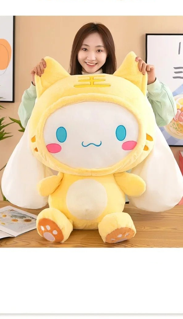 Wholesale Bulk Giant Sanrio Kawaii Cinnamoroll Dog Plush Toys Pillow Stuffed Animal Comfort Soft Dolls Kids Birthday Gifts Cartoon Anime Toys - Furbury