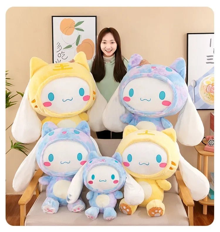 Wholesale Bulk Giant Sanrio Kawaii Cinnamoroll Dog Plush Toys Pillow Stuffed Animal Comfort Soft Dolls Kids Birthday Gifts Cartoon Anime Toys - Furbury