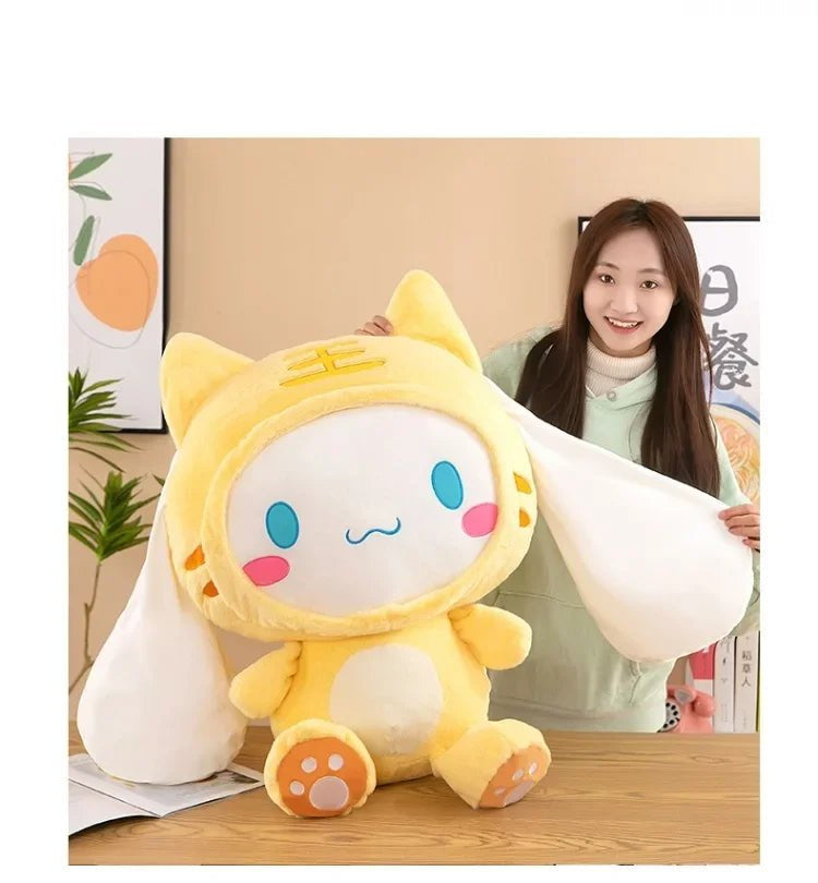 Wholesale Bulk Giant Sanrio Kawaii Cinnamoroll Dog Plush Toys Pillow Stuffed Animal Comfort Soft Dolls Kids Birthday Gifts Cartoon Anime Toys - Furbury