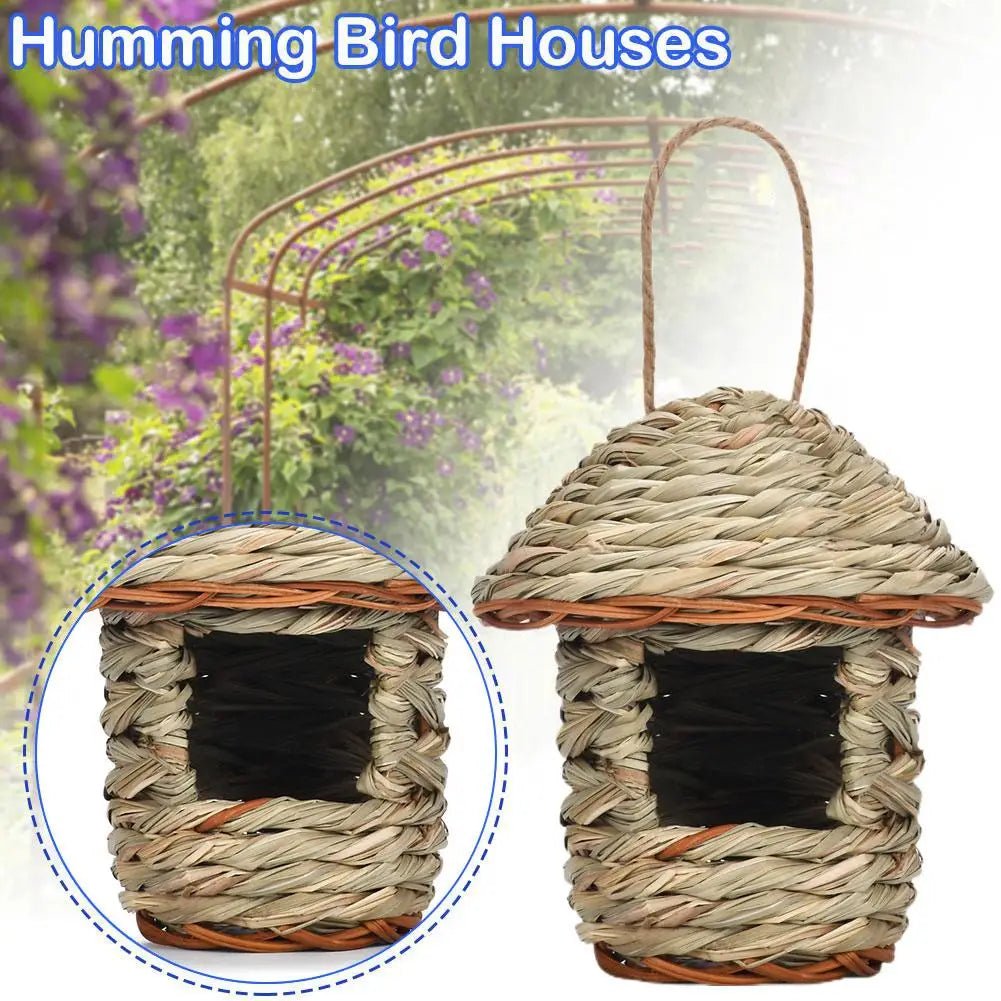 Wholesale Bulk Handwoven Straw Bird Nest Parrot Hatching Outdoor Garden Hanging Hatching Breeding House Nest Bird Accessory - Furbury
