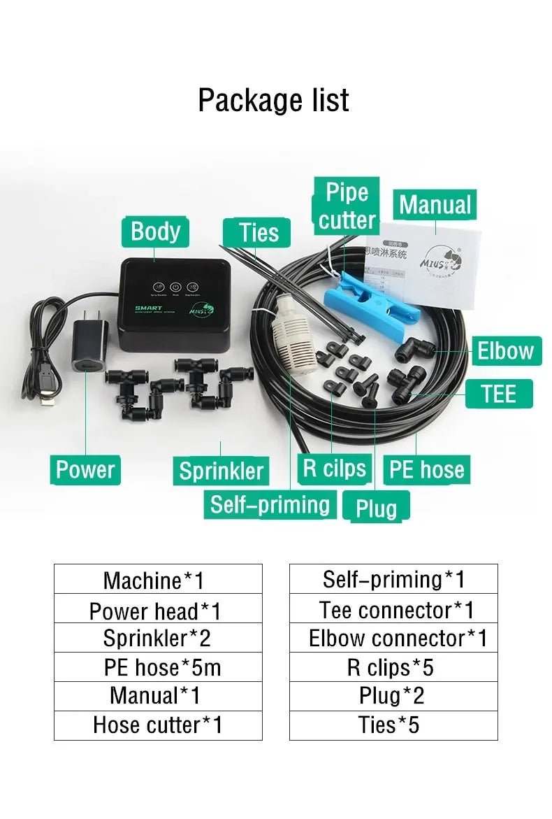 Wholesale Bulk Intelligent Reptile Spray System Mist Rainforest Tank Spray System Kit Sprinkler Control Terrariums Humidifier Electronic Timer - Furbury