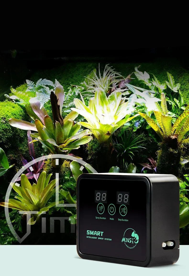 Wholesale Bulk Intelligent Reptile Spray System Mist Rainforest Tank Spray System Kit Sprinkler Control Terrariums Humidifier Electronic Timer - Furbury