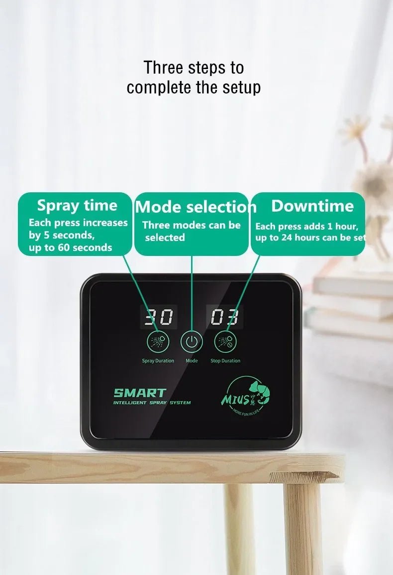Wholesale Bulk Intelligent Reptile Spray System Mist Rainforest Tank Spray System Kit Sprinkler Control Terrariums Humidifier Electronic Timer - Furbury