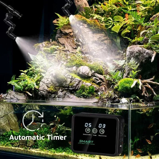 Wholesale Bulk Intelligent Reptile Spray System Mist Rainforest Tank Spray System Kit Sprinkler Control Terrariums Humidifier Electronic Timer - Furbury