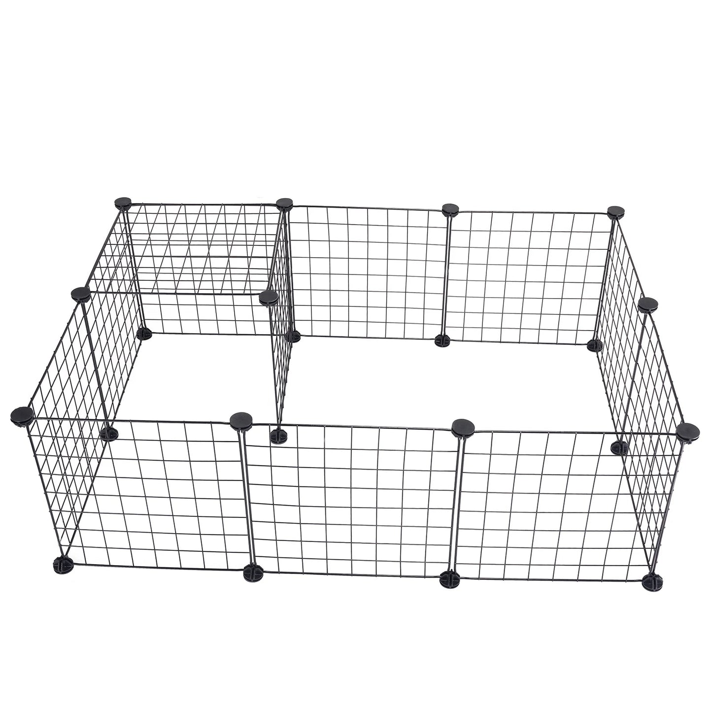 Wholesale Bulk Outdoor Puppy Playpen Adjustable Wire Plastic Enclosure for Rabbits Hamster Kennel House Dogs Kitten Small Animals Supplies - Furbury
