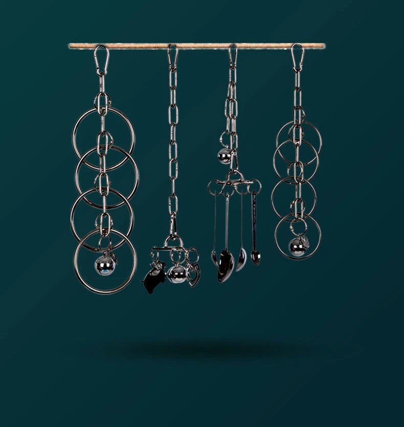 Wholesale Bulk Parrot 304 Stainless Steel Toy Gnawing Climbing Large Medium - sized Diamond Gray Machine Puzzle Bird Cage Display Rack Hanging - Furbury