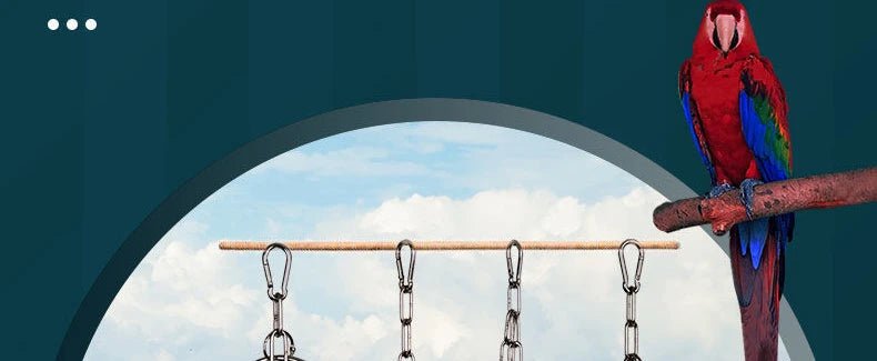 Wholesale Bulk Parrot 304 Stainless Steel Toy Gnawing Climbing Large Medium - sized Diamond Gray Machine Puzzle Bird Cage Display Rack Hanging - Furbury