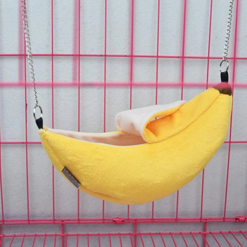 Wholesale Bulk Parrot Banana Bed Winter Warm Bird Cage Cotton Nest Parrot Nest Budgie For Hammock Cage Hut Tent Bed Hanging Cave Outfits Bags - Furbury