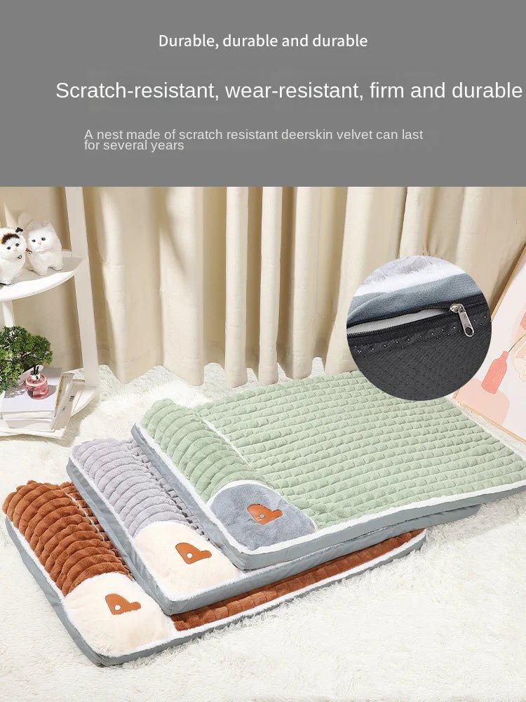 Wholesale Bulk Pet Bed,Thickened Bed Mat For Dog Cat, Winter Super Warm Bed Mat for Small Medium Large Dog,Removable Washable Pet Bed For puppy - Furbury