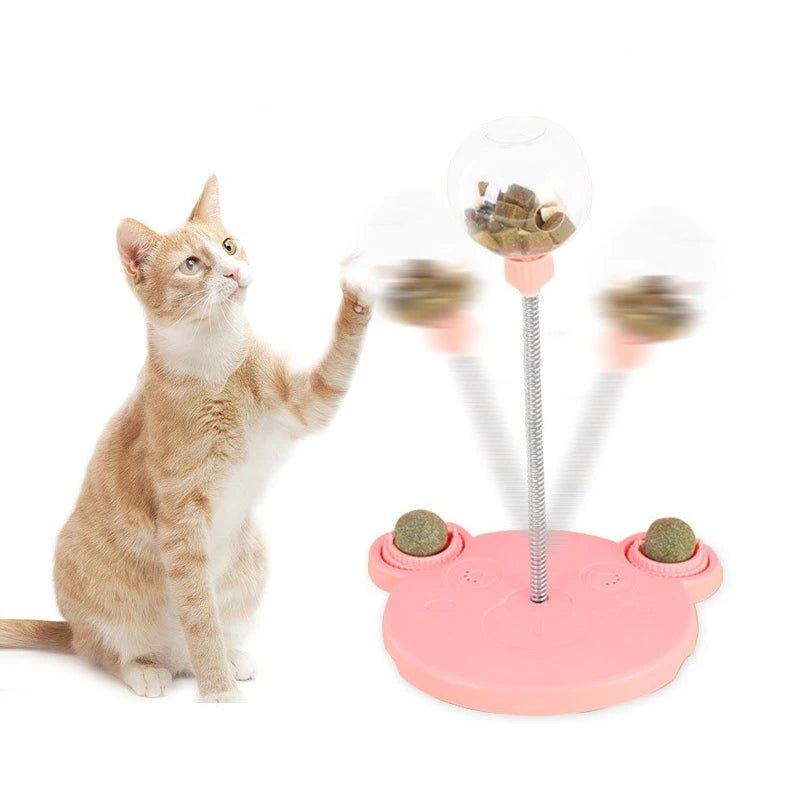 Wholesale Bulk Pet Puzzle Food Leaking Ball Toy Cat Dog Interactive Treat Leaking Toy Catnip Slow Cat Dog Feeder Fun Pet Products Accessories - Furbury