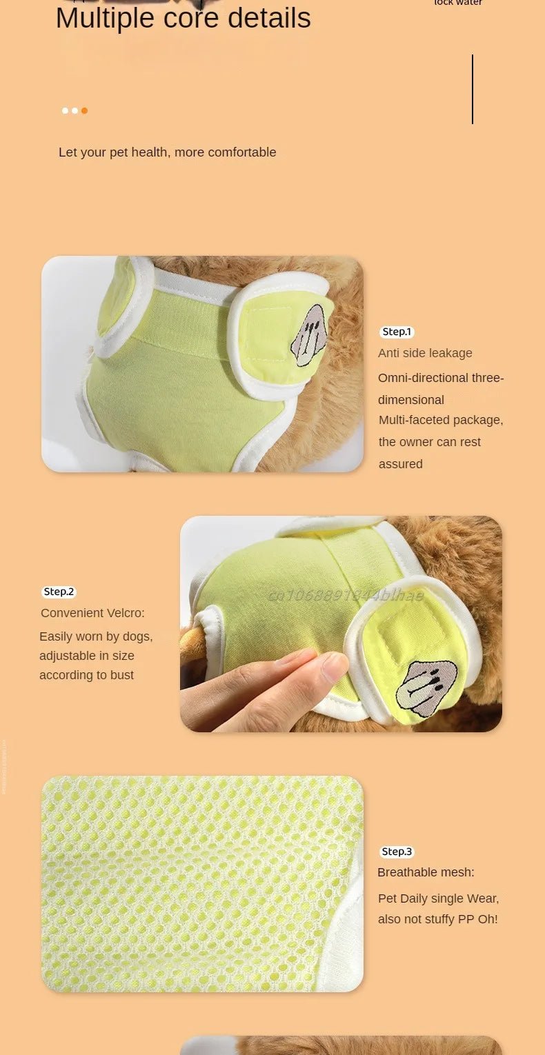 Wholesale Bulk Pet Underwear Products Menstrual Hygiene Pants Puppy Anti Harassment Diapers Diapers Wet Mother Dog Physiological Pants - Furbury