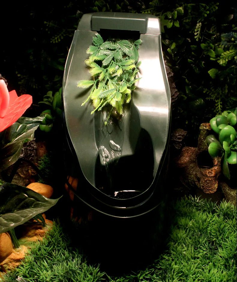 Wholesale Bulk Plant - Like Watering Vessel Landscape Decoration Waterfall Drink Fountain Reptile Live Water Drinking Fountain for Lizard Special - Furbury
