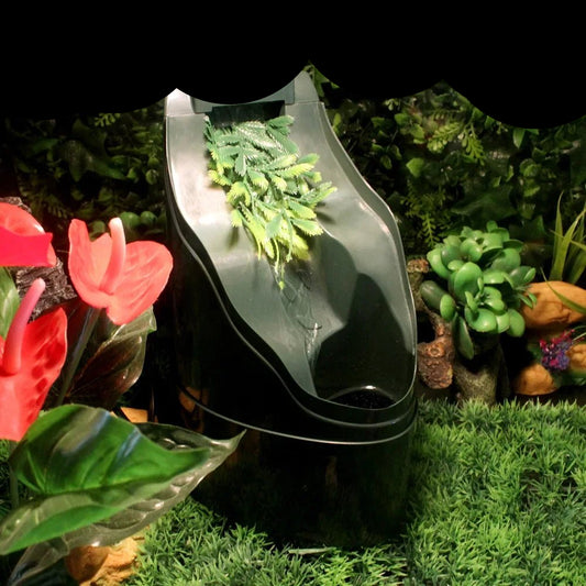 Wholesale Bulk Plant - Like Watering Vessel Landscape Decoration Waterfall Drink Fountain Reptile Live Water Drinking Fountain for Lizard Special - Furbury
