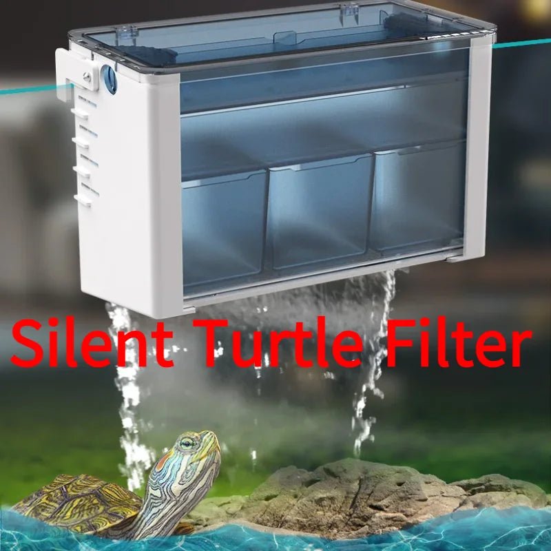 Wholesale Bulk Plastic Transparency Turtle Tank House Turtle Anti - Escape Cage Reptiles Habitat with Areas To Breed Feed Swim Basking Platform - Furbury