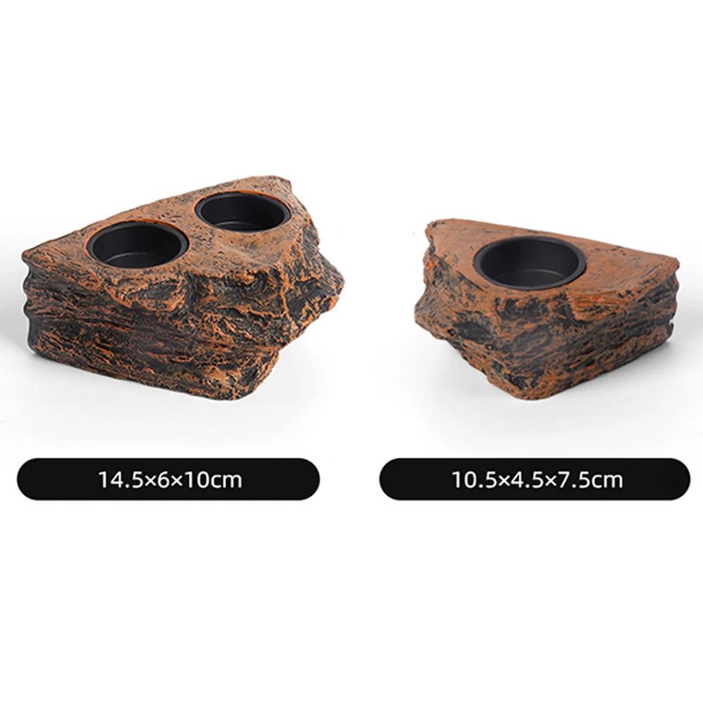 Wholesale Bulk Reptile Feeding Bowl Magnetic Hanging Reptile Food Dish Reptile Water Feeder Ledge Feeding Bowl For Gecko Lizards Tree Frogs - Furbury