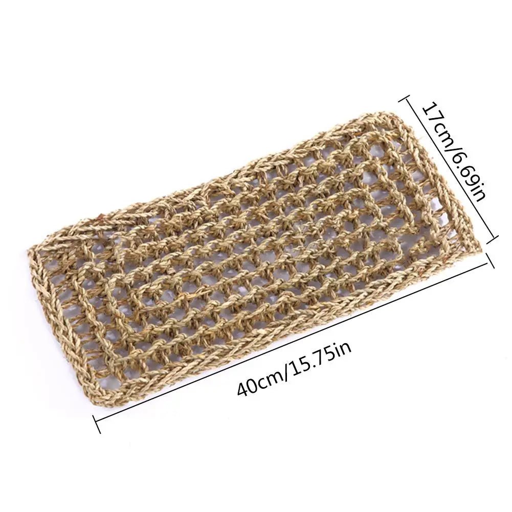 Wholesale Bulk Reptile Lizard Hammock Hamster Grass Cushion Pet Bed Seagrass Hammock Swing Pet Reptile Toy Hanging Mattress Hanging Sofa - Furbury