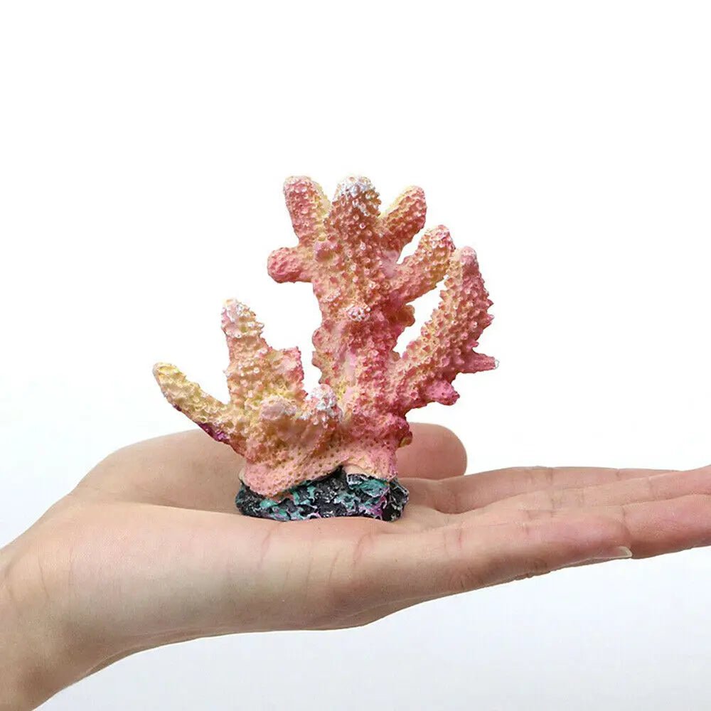 Wholesale Bulk Resin Coral Reef Aquarium Ornaments Fish Tank Decor Resin Coral Home Tank Decor - Furbury